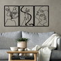 Wallity The Unity Of Love Escultura de Pared Negra